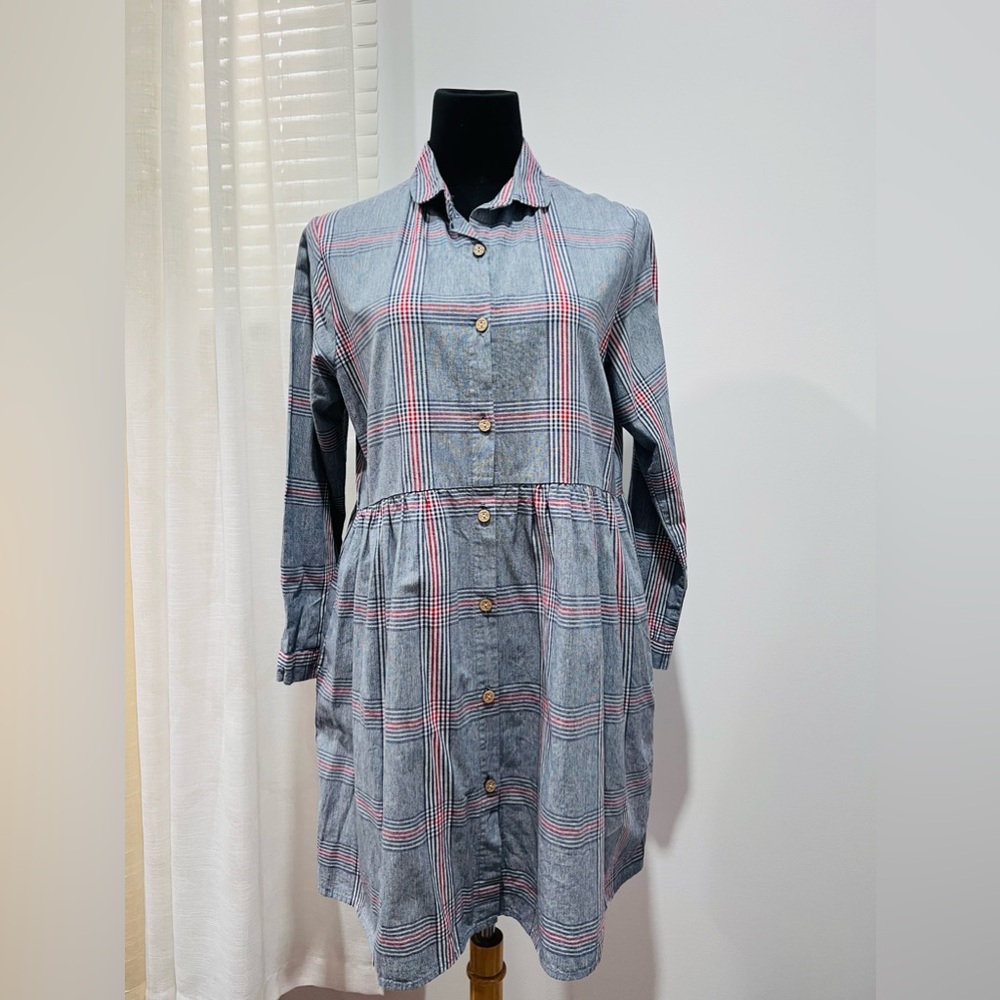 Korean Checkered Dress